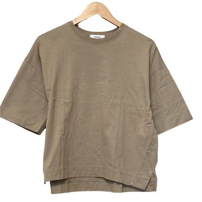 ebure クルーネック ハーフスリーブ Tシャツ