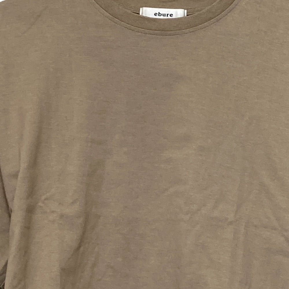ebure クルーネック ハーフスリーブ Tシャツ
