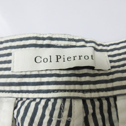 Col Pierrot シルク ブレンド テーパード パンツ