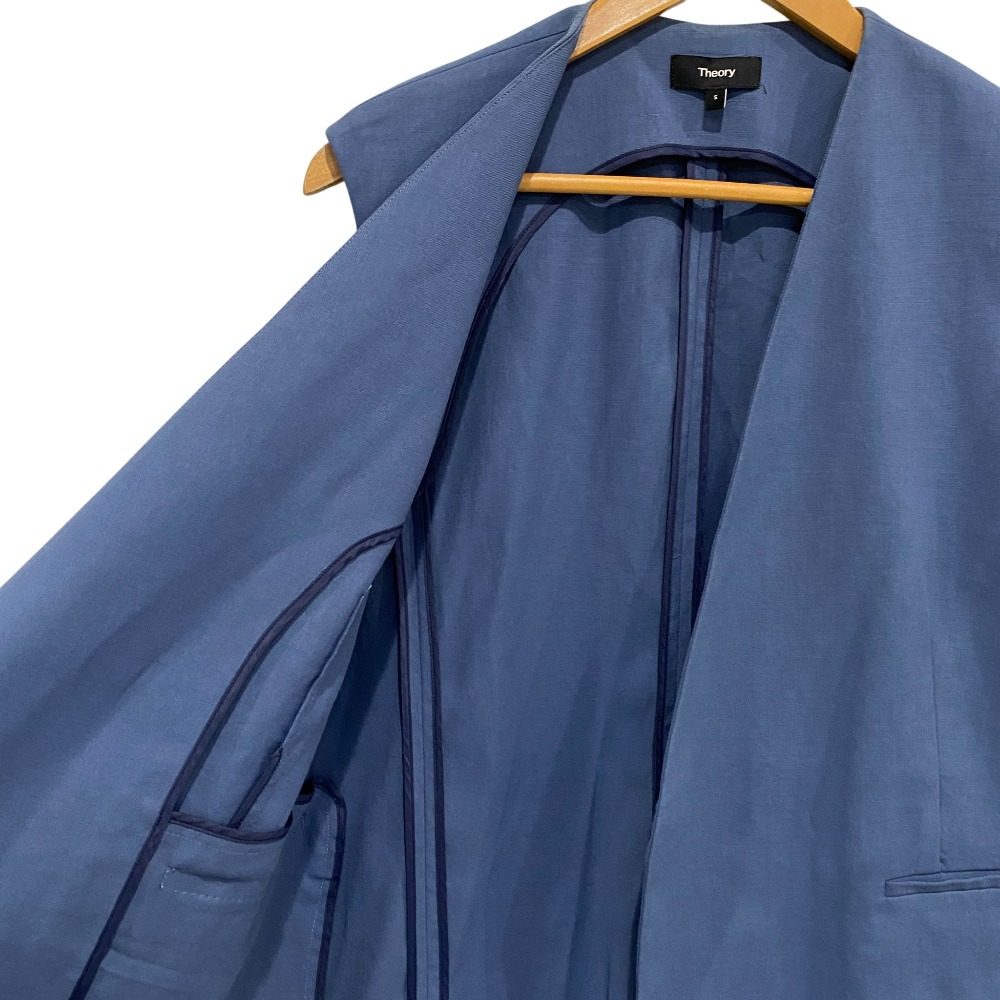セオリー STRETCH OXFORD カラーレスベスト