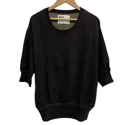 MHL. コットンリネンニットカットソー