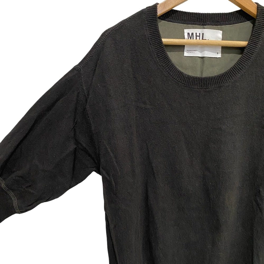 MHL. コットンリネンニットカットソー