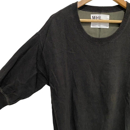 MHL. コットンリネンニットカットソー