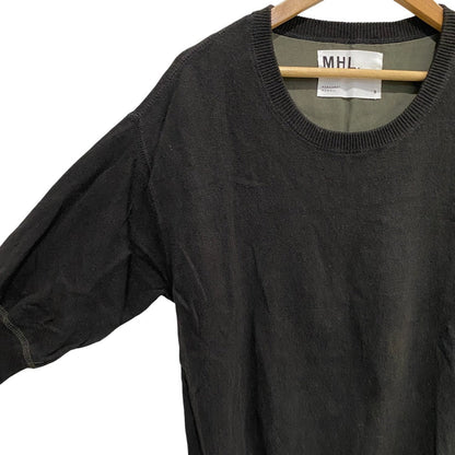 MHL. コットンリネンニットカットソー