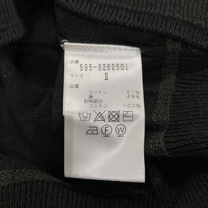 MHL. コットンリネンニットカットソー