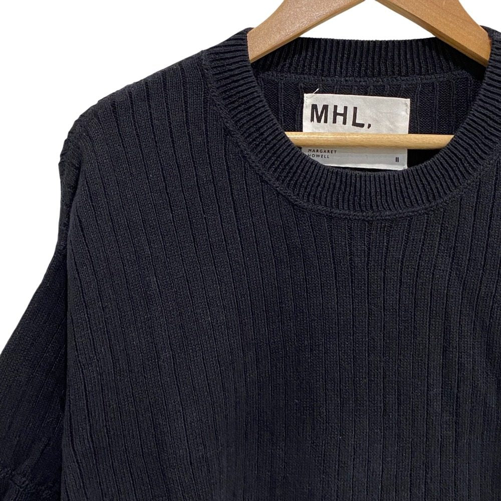 MHL. コットンリネンニットカットソー