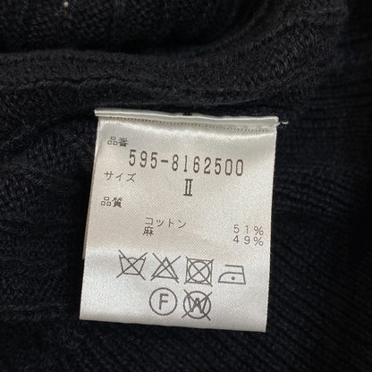MHL. コットンリネンニットカットソー