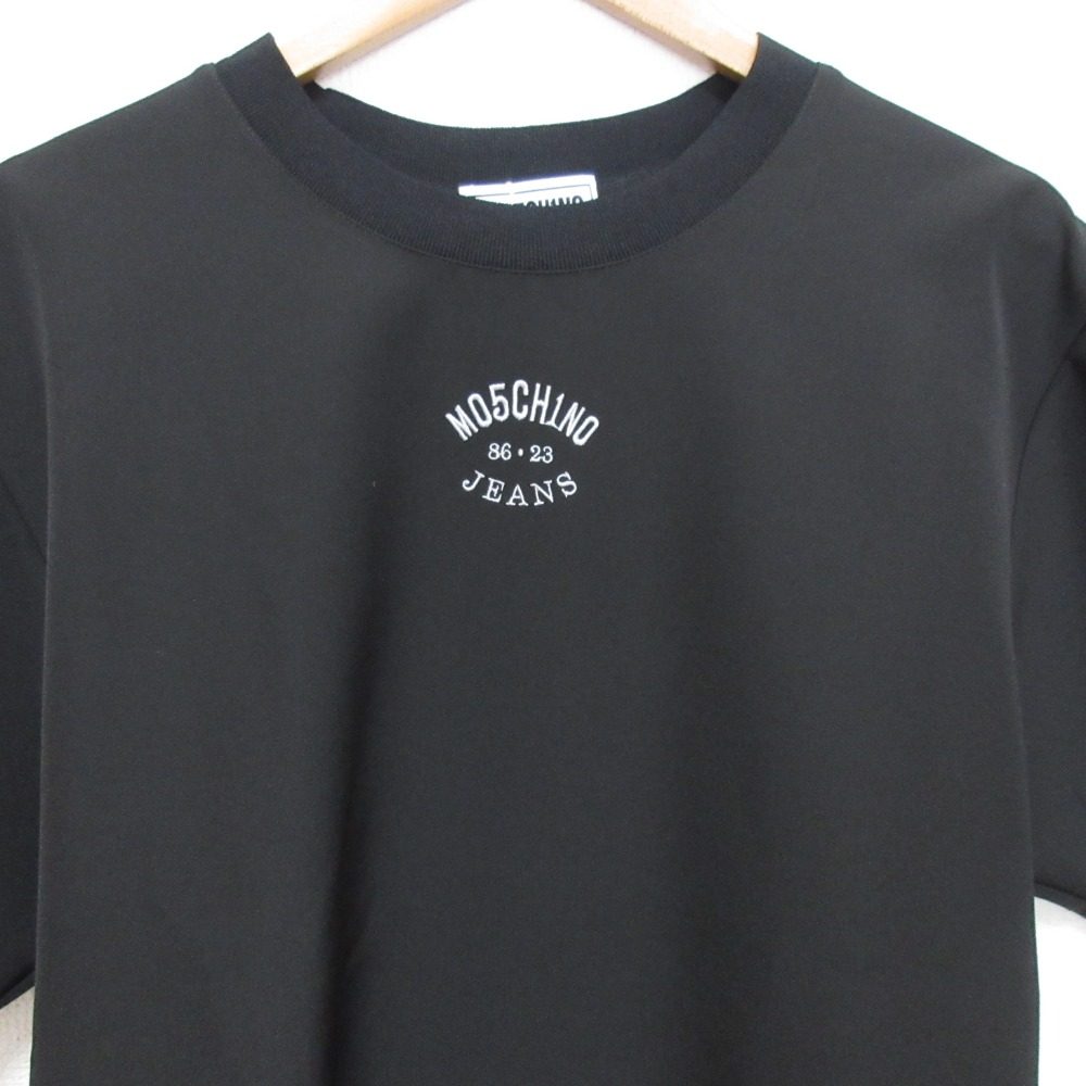 モスキーノ ジーンズ ロゴ刺繍Tシャツ