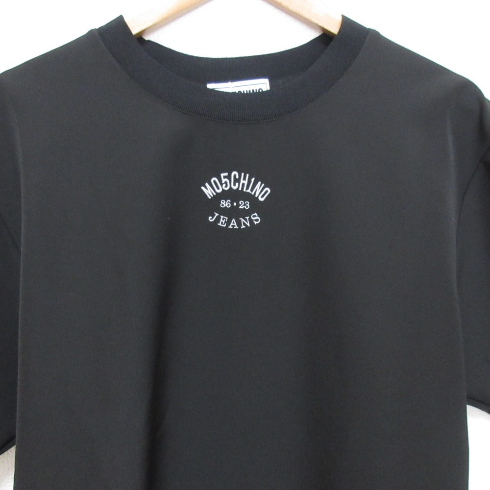 モスキーノ ジーンズ ロゴ刺繍Tシャツ