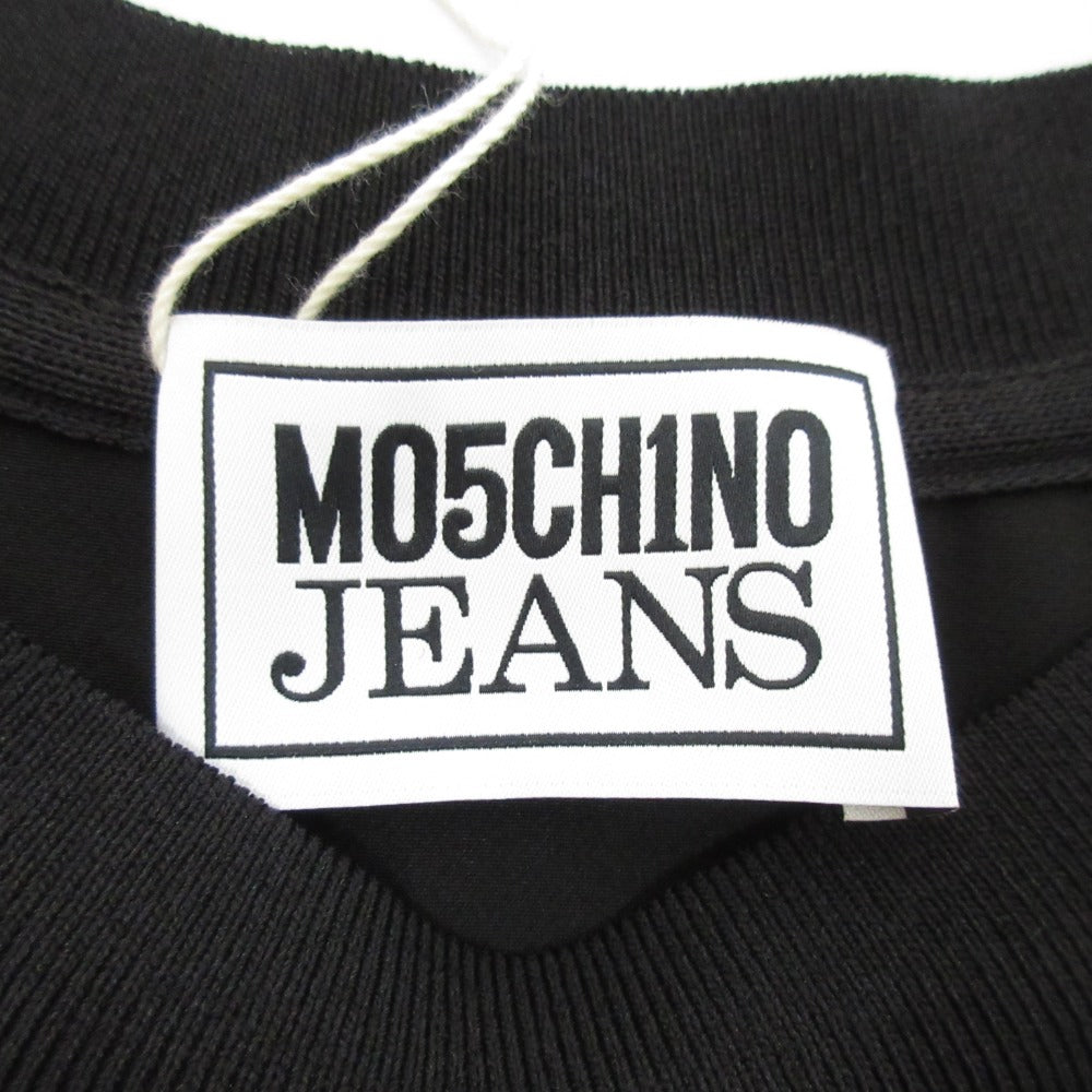 モスキーノ ジーンズ ロゴ刺繍Tシャツ