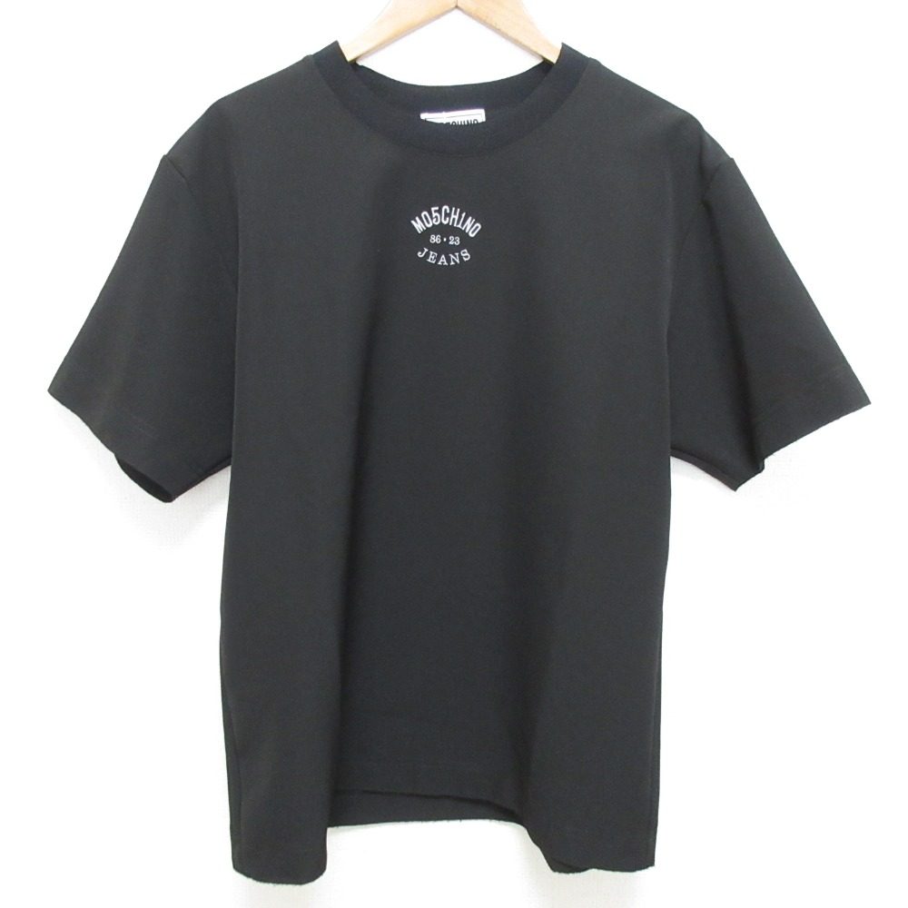モスキーノ ジーンズ ロゴ刺繍Tシャツ