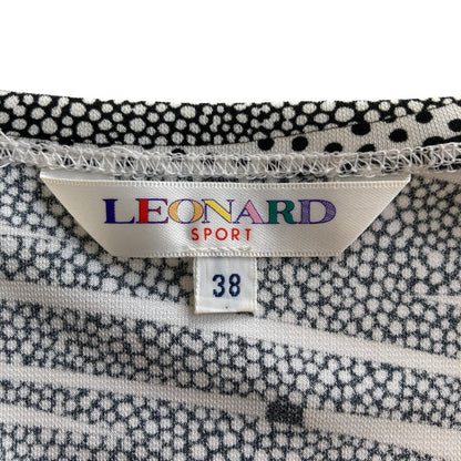 LEONARD SPORT リーフ プリント ドレス
