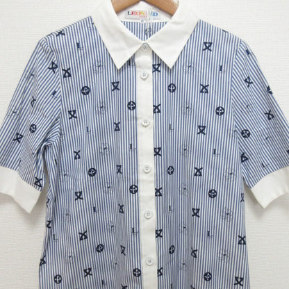 LEONARD SPORT ストライプ シャツ ドレス