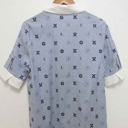 LEONARD SPORT ストライプ シャツ ドレス