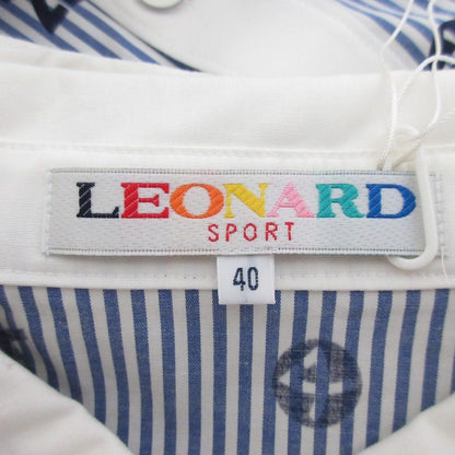 LEONARD SPORT ストライプ シャツ ドレス