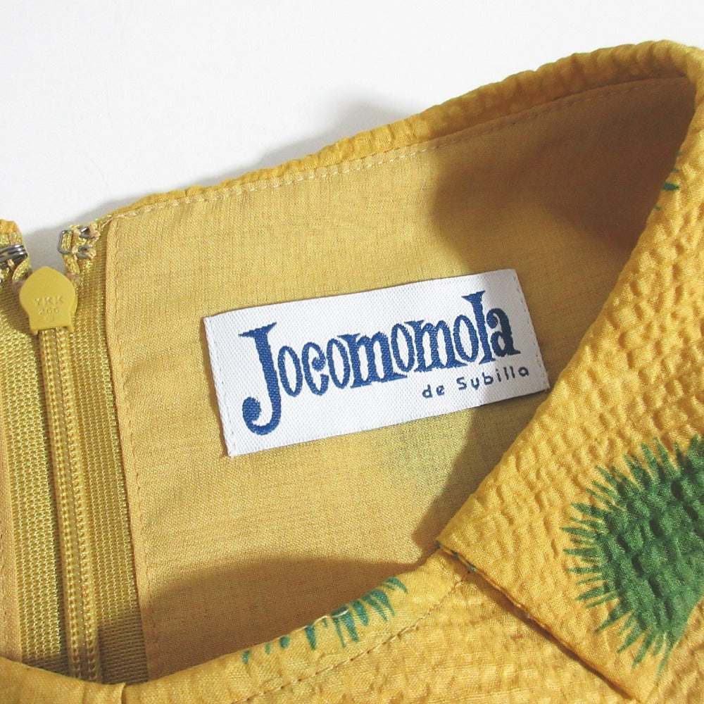 Jocomomola CONJURO プリント シアサッカー ドレス