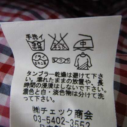 ヨークランド チェック 長袖 シャツ ワンピース