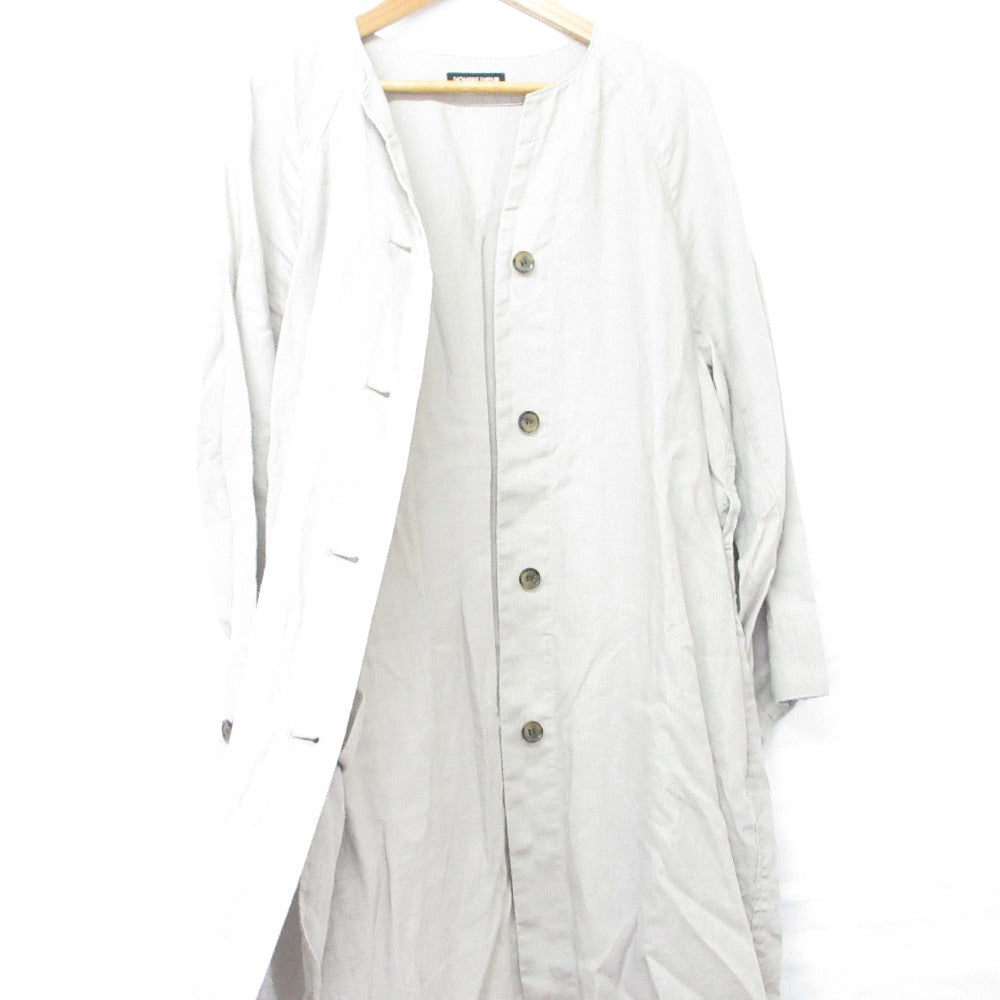 NOMBRE IMPAIR フレンチ リネン ロング コート