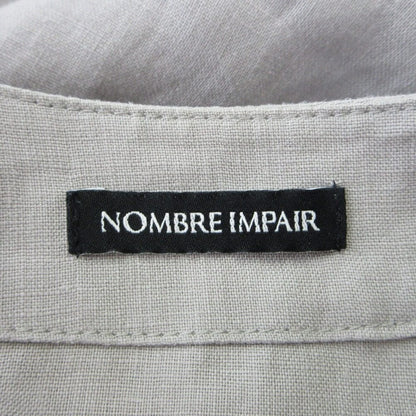 NOMBRE IMPAIR フレンチ リネン ロング コート