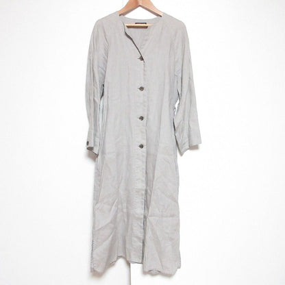 NOMBRE IMPAIR フレンチ リネン ロング コート