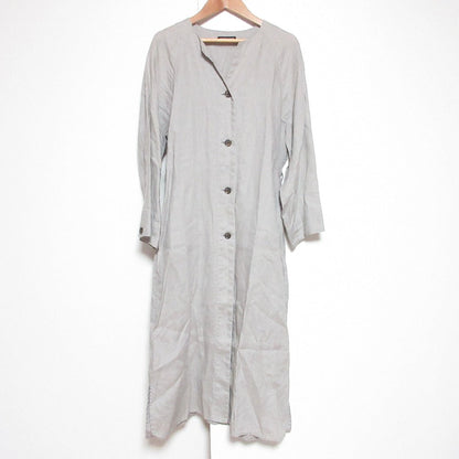 NOMBRE IMPAIR フレンチ リネン ロング コート