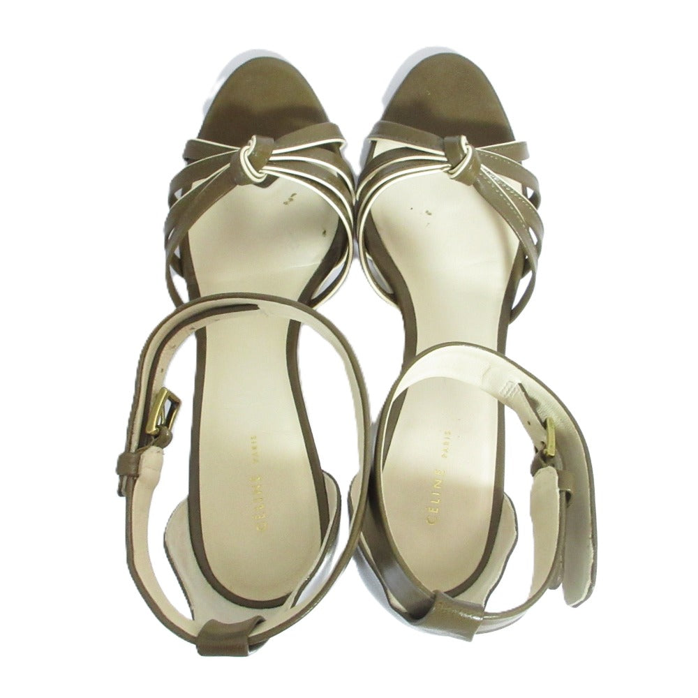 セリーヌ Knot Wedge 85ウェッジサンダル