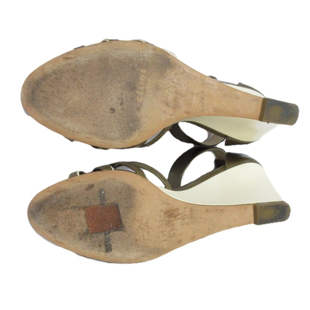 セリーヌ Knot Wedge 85ウェッジサンダル