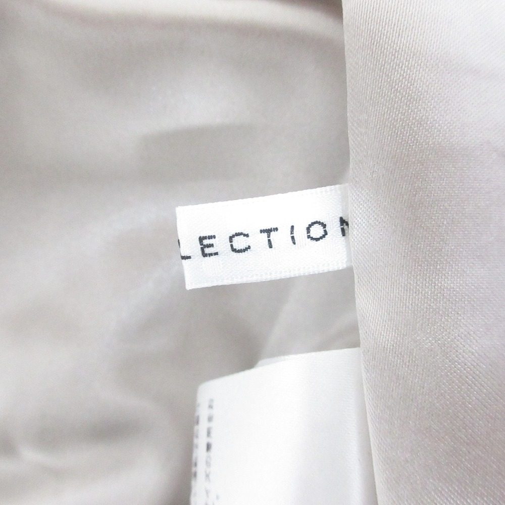WILLSELECTION リボン ドット チュール ハイ ネック ドレス