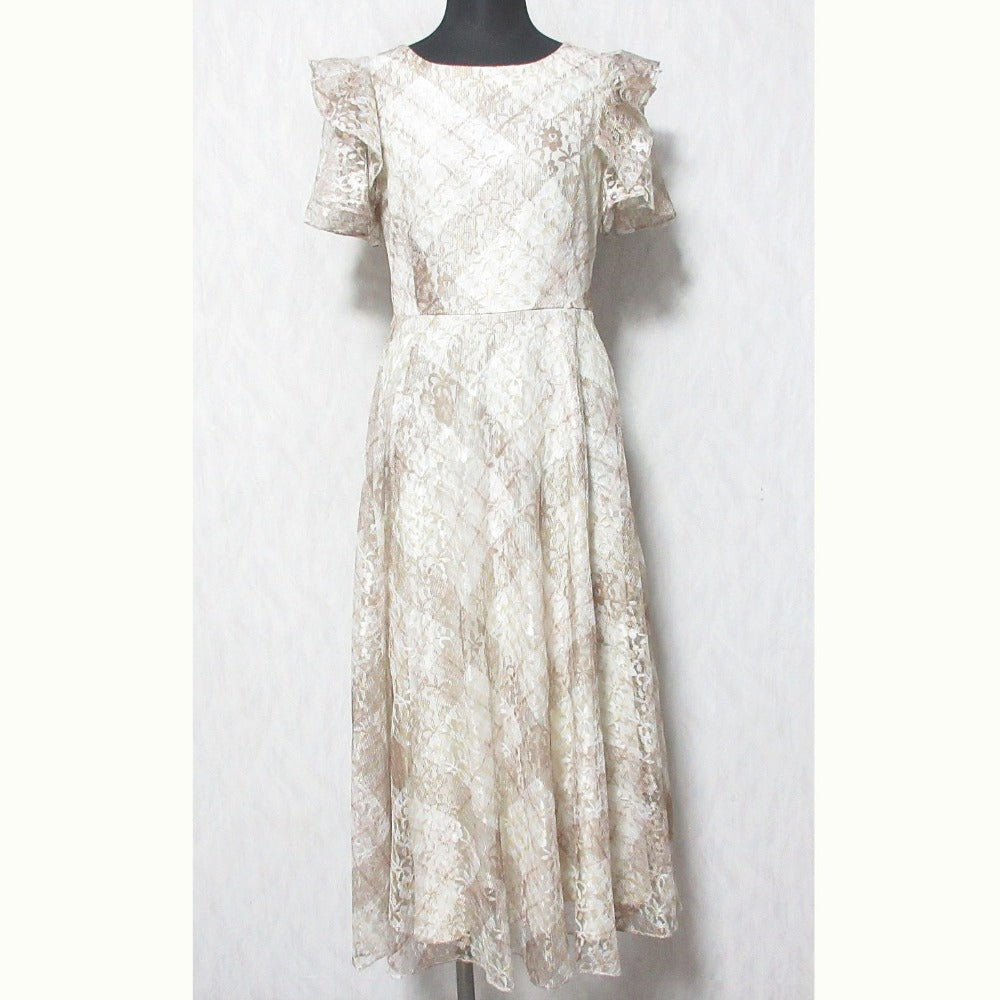 WILLSELECTION レース チェック ドレス
