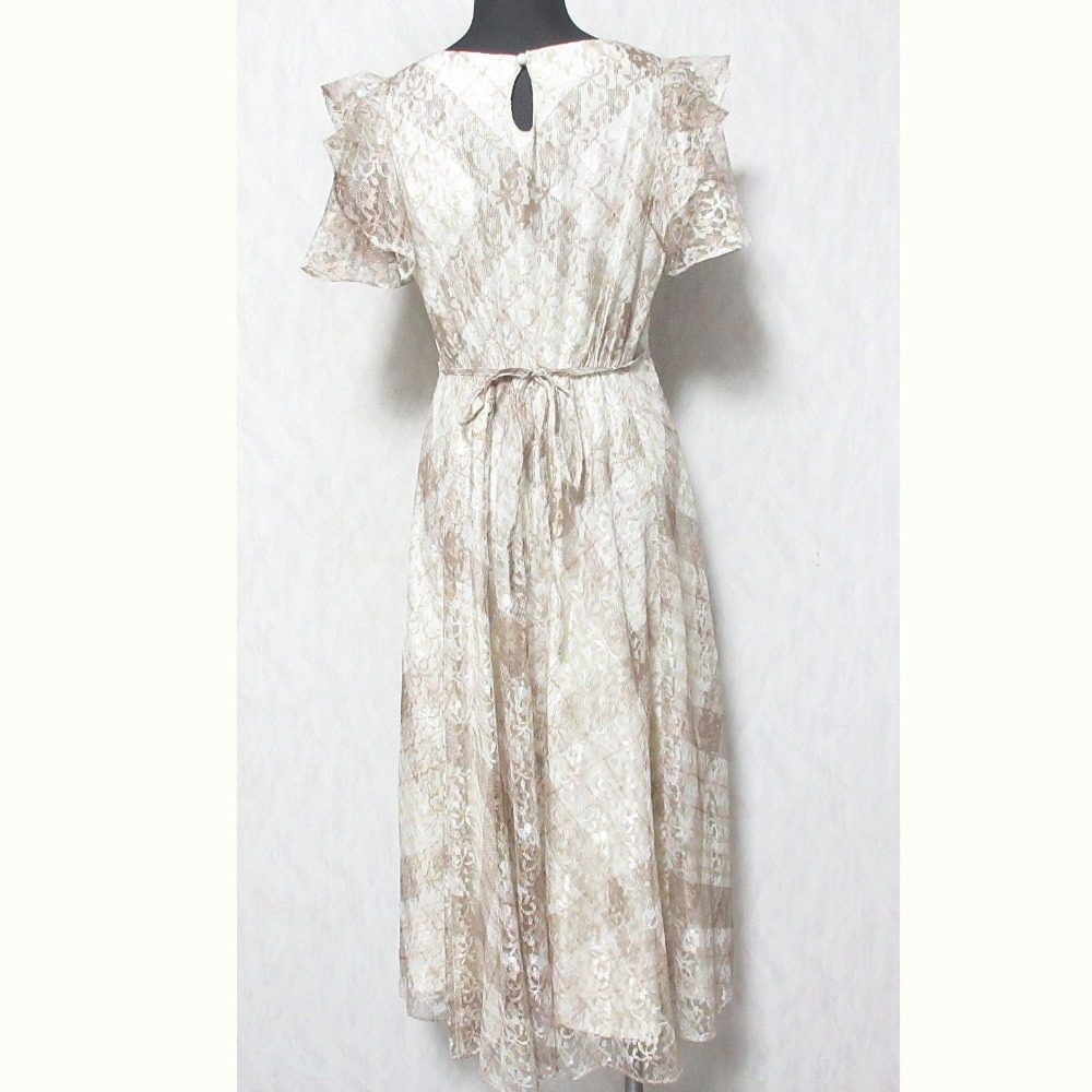 WILLSELECTION レース チェック ドレス