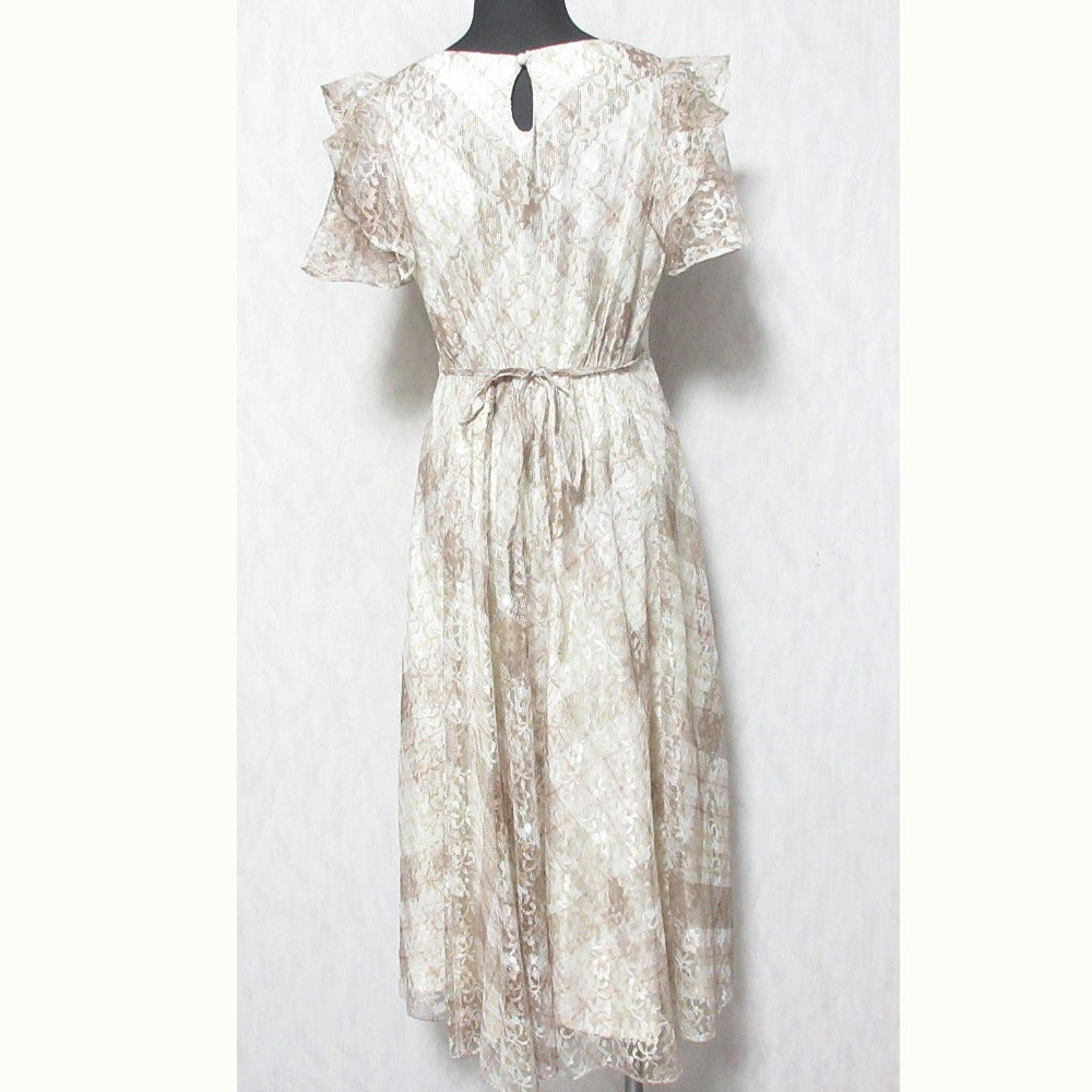 WILLSELECTION レース チェック ドレス