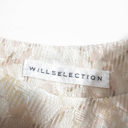 WILLSELECTION レース チェック ドレス