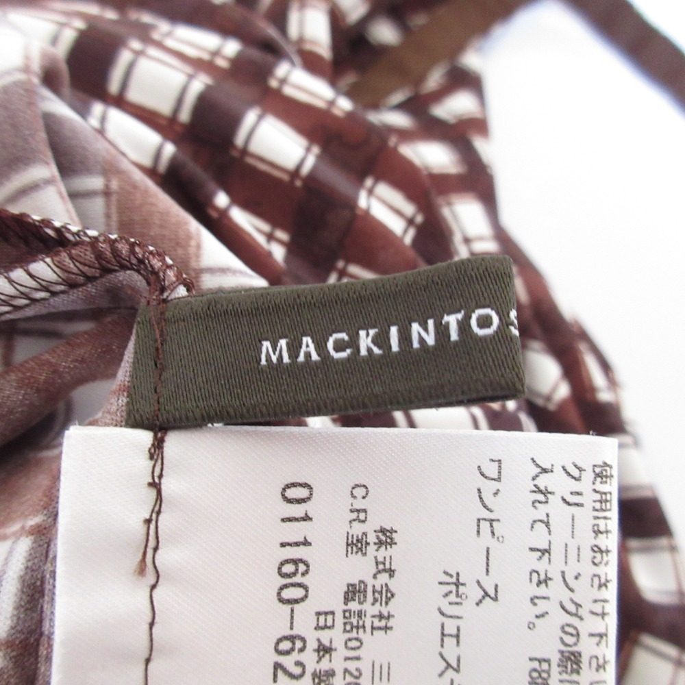マッキントッシュロンドン チェックワンピース