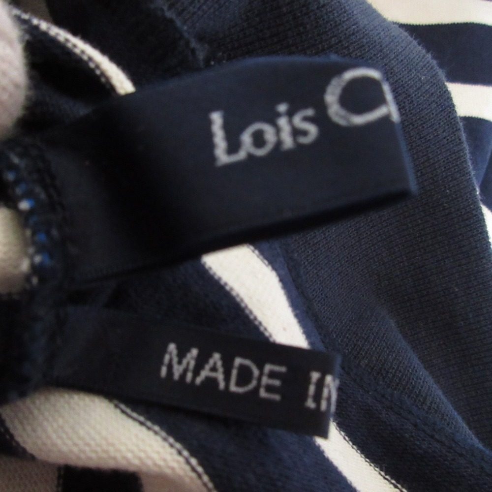 Lois CRAYON ボーダー 長袖 プルオーバー