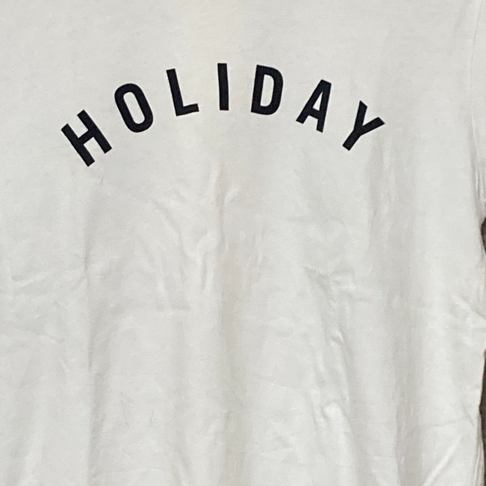 HOLIDAY ロゴクルーネックTシャツ