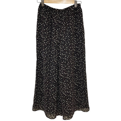 セオリー PRINTED CHIFFON FLUID PULL ON B GZ シフォンワイドパンツ