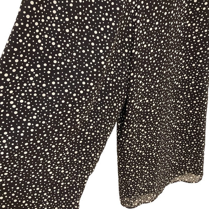 セオリー PRINTED CHIFFON FLUID PULL ON B GZ シフォンワイドパンツ