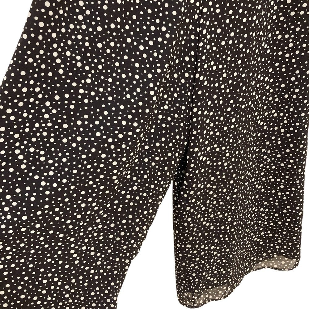 セオリー PRINTED CHIFFON FLUID PULL ON B GZ シフォンワイドパンツ