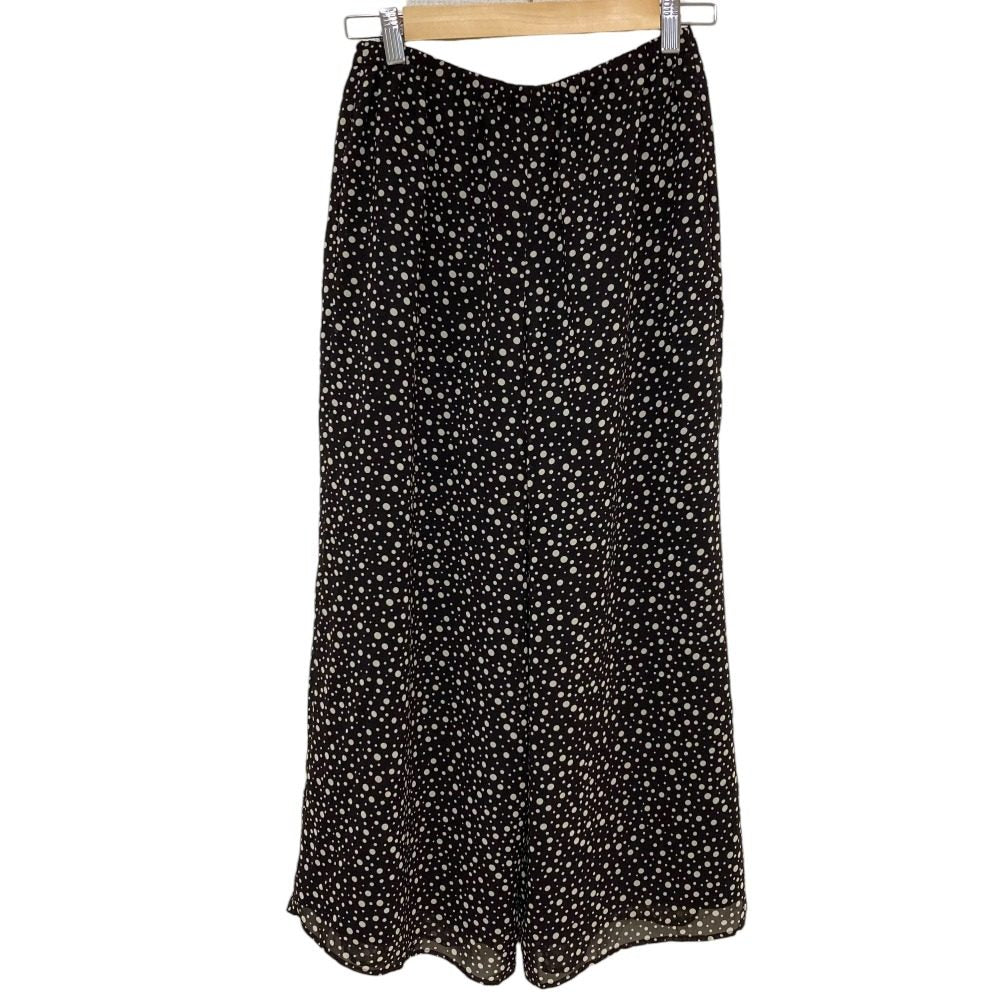 セオリー PRINTED CHIFFON FLUID PULL ON B GZ シフォンワイドパンツ