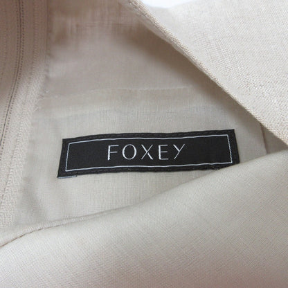 フォクシー リネン レースワンピース