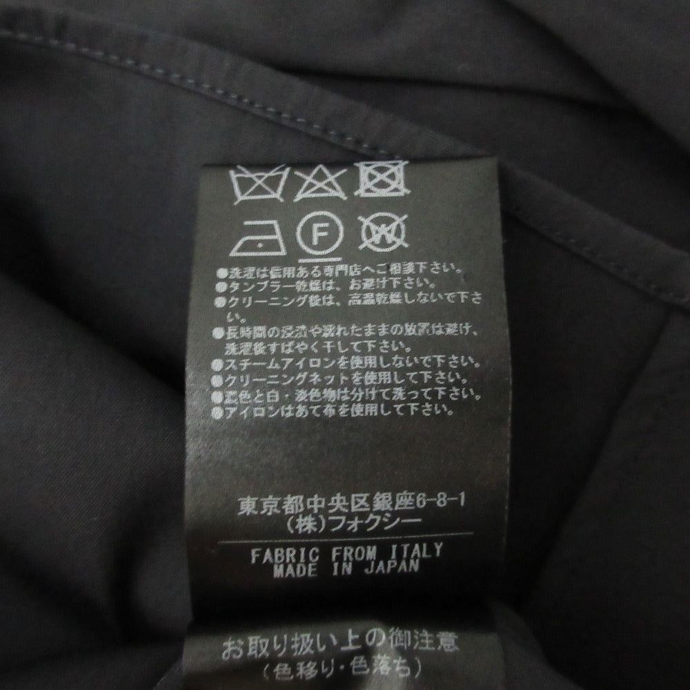 フォクシー ブルーナトップ 半袖ブラウス