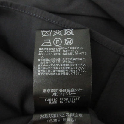 フォクシー ブルーナトップ 半袖ブラウス