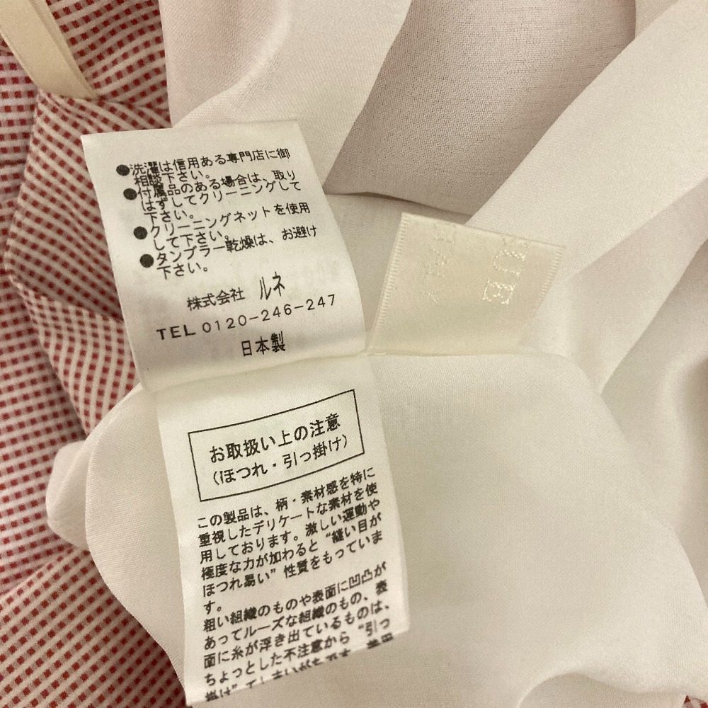 ルネ イタリア製生地フラワーレーススカート