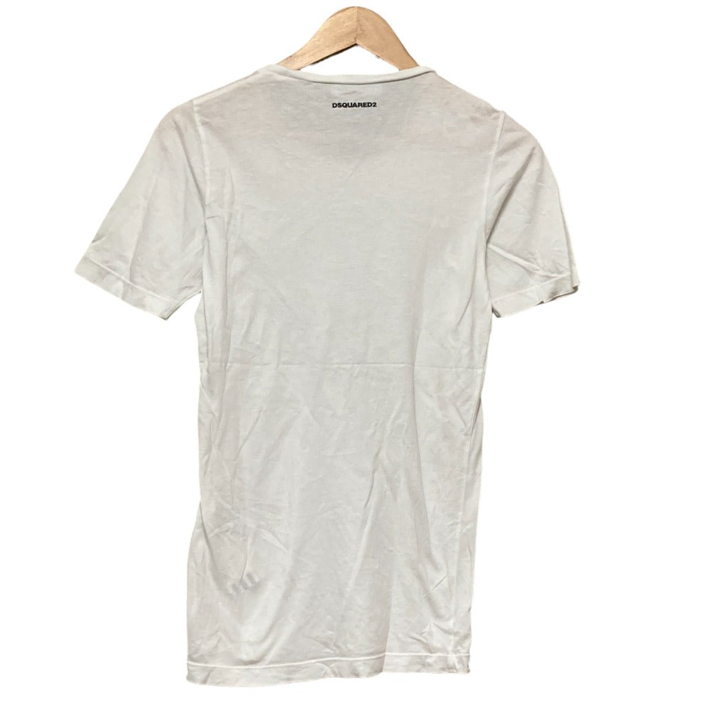 ディースクエアード プリントコットンTシャツ