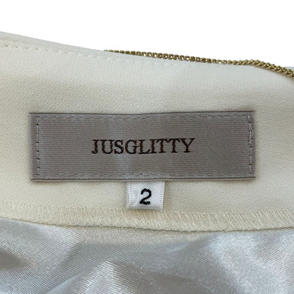 JUSGLITTY ダブル クロス ドレス