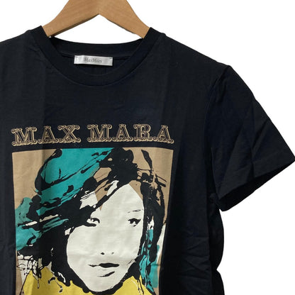 マックスマーラ ロゴプリント コットン Tシャツ