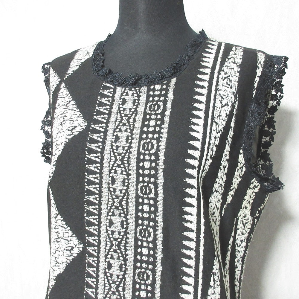 ANNA SUI レース トリム ドレス