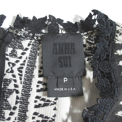 ANNA SUI レース トリム ドレス