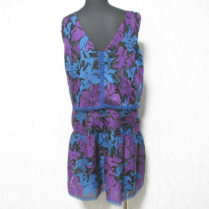ANNA SUI ノースリーブ ミニ ドレス