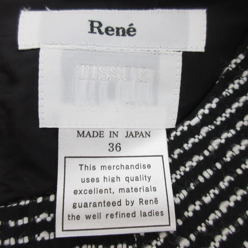 Rene TISSUE サマー ツイード ドレス